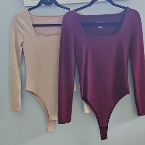New Day Ribbed Long Sleeve Bodysuit